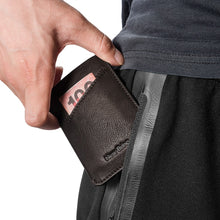 Load image into Gallery viewer, NewBring Slim Leather Wallet Men Credit Card &amp; ID Holders Compact Mini Purse Cash Women Card Holder Sleeve Purse Blue Black